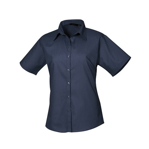 Women´s Poplin Short Sleeve Blouse – Bild 44