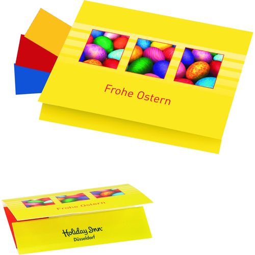 Klappkärtchen Eierfarben