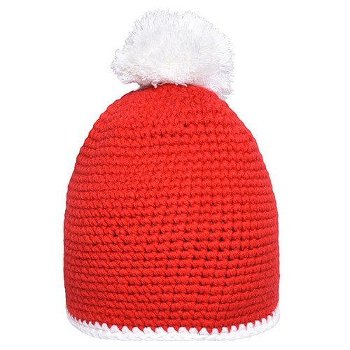 Pompon Hat With Contrast Stripe – Bild 11