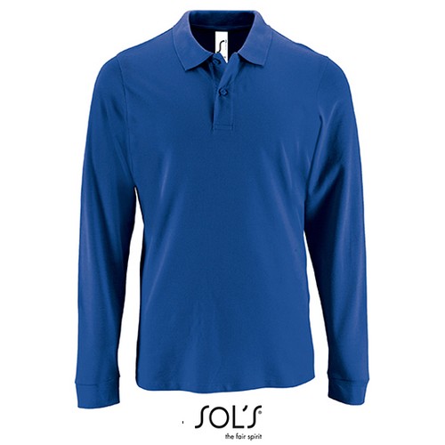 Men´s Long-Sleeve Piqué Polo Shirt Perfect – Bild 22