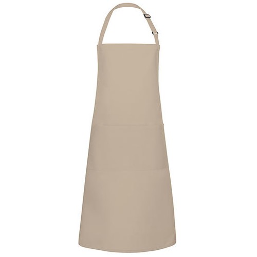 Latzschürze Basic mit Tasche und Schnalle