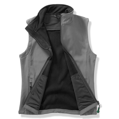 Women´s Printable Softshell Bodywarmer with Recycled Fleece Inner