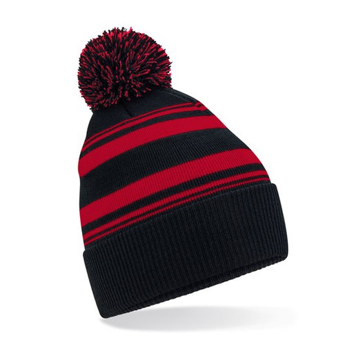 Striped Fan Beanie – Bild 5
