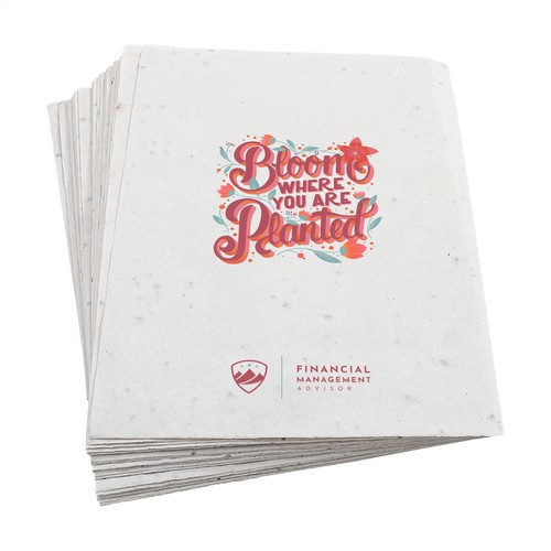 Leaflet A6 Flower Seed Paper 200 gr