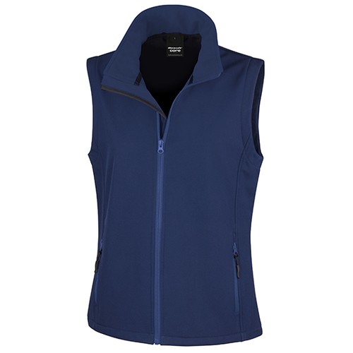 Women´s Printable Softshell Bodywarmer with Recycled Fleece Inner – Bild 5