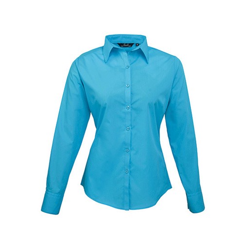 Women´s Poplin Long Sleeve Blouse – Bild 169