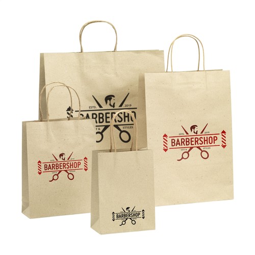 Leaf It Bag aus recyceltem Graspapier (120 g/m²) XL