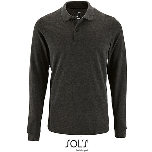 Men´s Long-Sleeve Piqué Polo Shirt Perfect – Bild 4