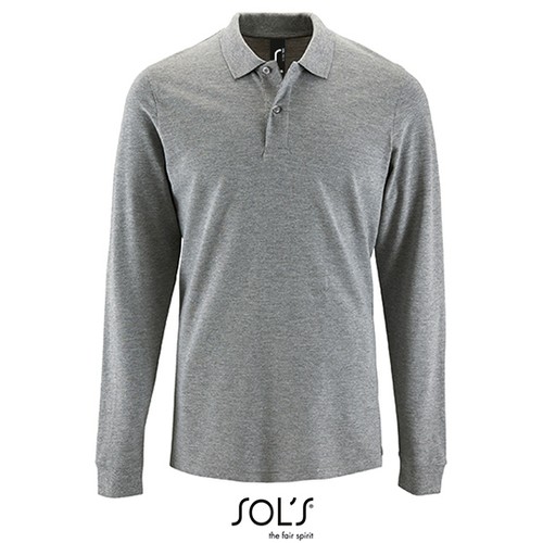 Men´s Long-Sleeve Piqué Polo Shirt Perfect – Bild 44