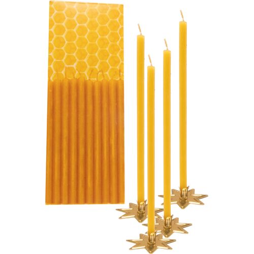 Bienenwachs-Adventslichter