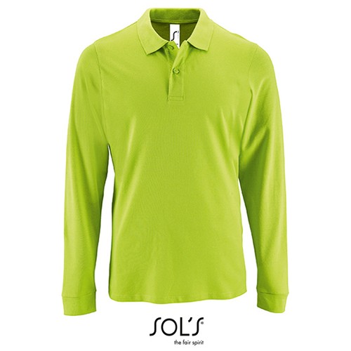 Men´s Long-Sleeve Piqué Polo Shirt Perfect – Bild 32