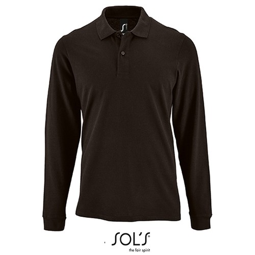 Men´s Long-Sleeve Piqué Polo Shirt Perfect – Bild 37