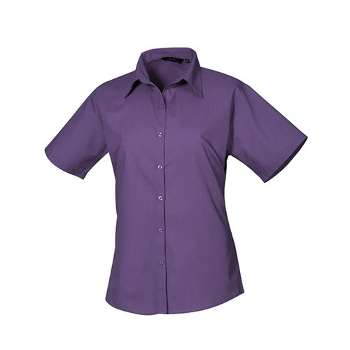 Women´s Poplin Short Sleeve Blouse – Bild 71