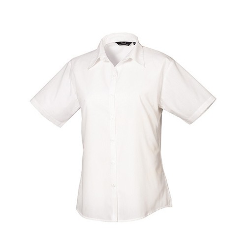 Women´s Poplin Short Sleeve Blouse – Bild 2