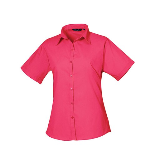 Women´s Poplin Short Sleeve Blouse – Bild 186