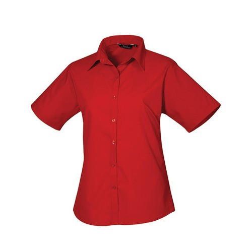 Women´s Poplin Short Sleeve Blouse – Bild 72