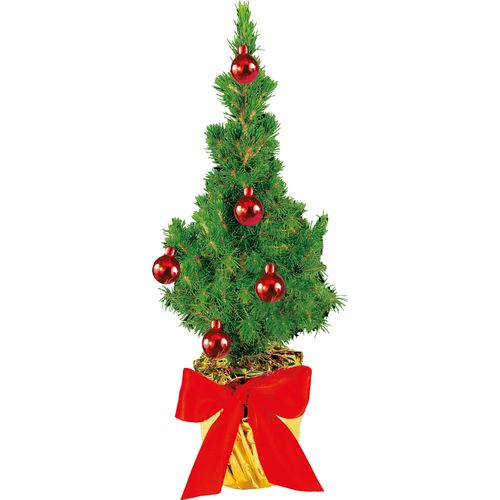 Festliches Bäumchen rot  20-30 cm
