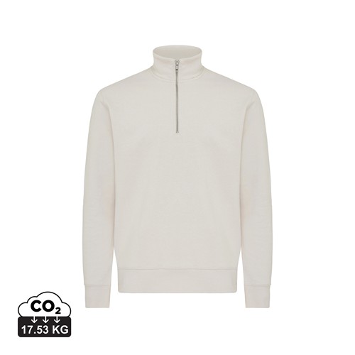 IQONIQ Elgon Quarter-Zip-Sweater aus rec. Baumwolle